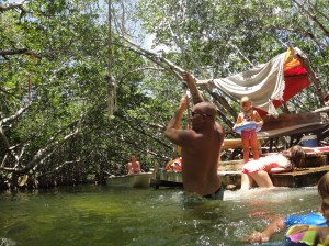 Rope swing - for kids of all sizes.